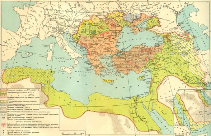 Карта турции при султане сулеймане